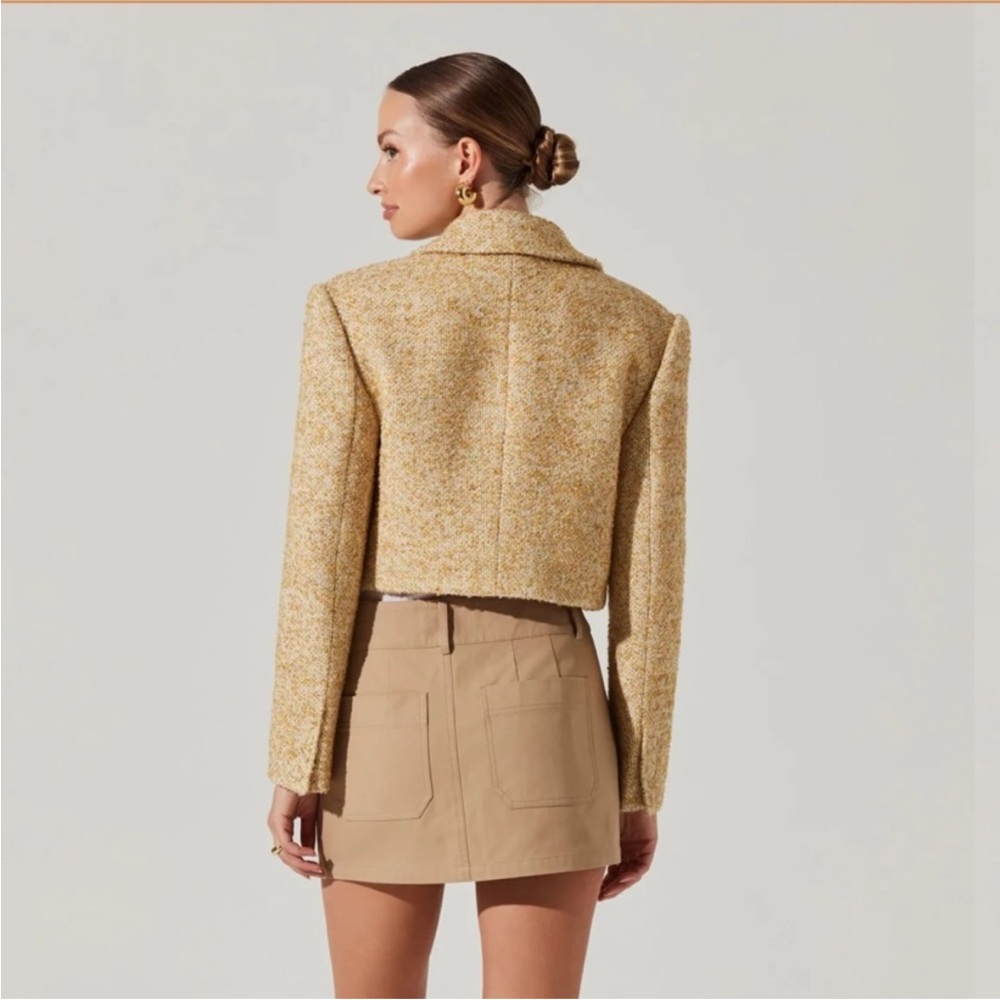 Astr Cropped Tweed Jacket - Picture 2 of 8